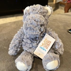 Carters Just One You. Super soft hippo for babies